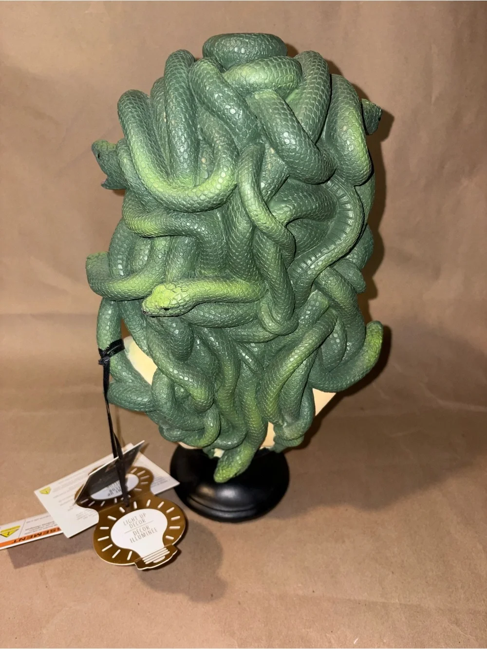 Halloween Medusa Bust Green New Viral